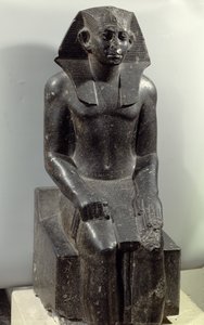 Statue von Sesostris III (1887-49 v. Chr.) als junger Mann